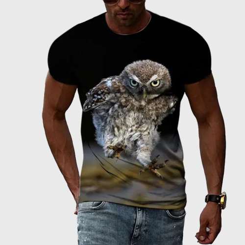 Owl Print T-Shirt