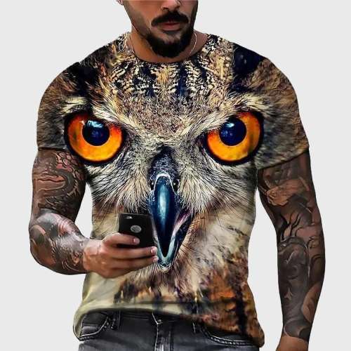 3D Owl T-Shirt