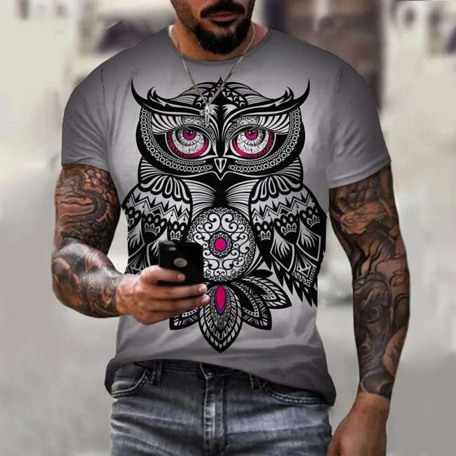 Geometric Owl T-Shirt