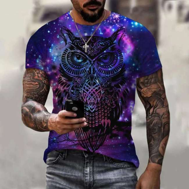 Galaxy Owl T-Shirt