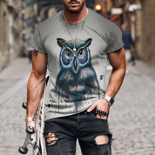 Owl T-Shirt For Men