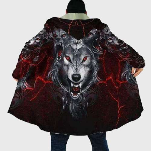 Scary Wolf Cloak Coat