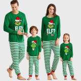 Christmas Family Sleepwear Elf Green Plaids Pajamas Set