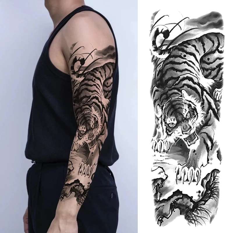 Chinese zodiac tiger with gemini tattoo | Tiger tattoo, Gemini tattoo,  Tattoos