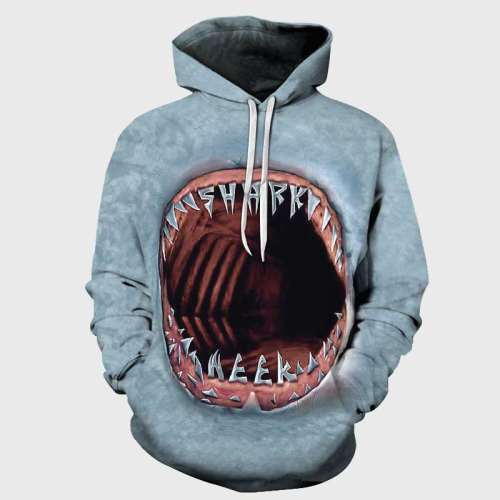 Family Matching Hoodie Shark Mouth Hoodie