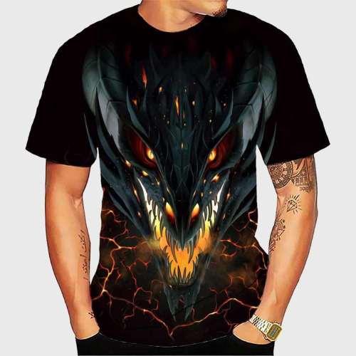 Navy Dragon T-Shirt