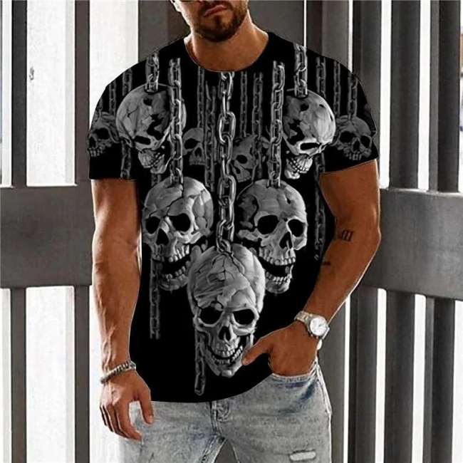 Chain Skull T-Shirt