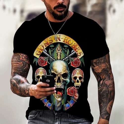 Guns Skull T-Shirt