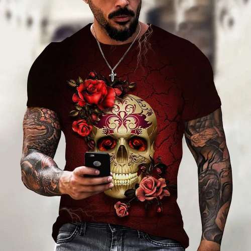 Rose Skull T-Shirt