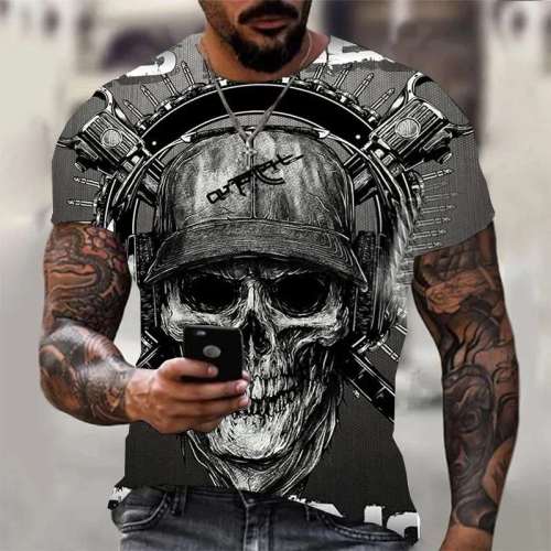 Skull T-Shirt Mens