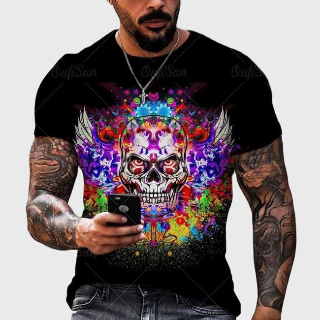 Flower Skull T-Shirt