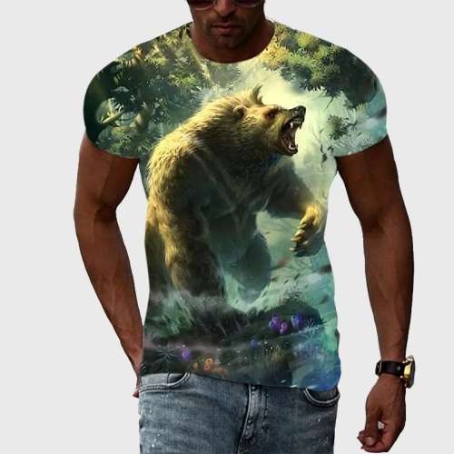 Family Matching T-shirt Wild Bear T-Shirt