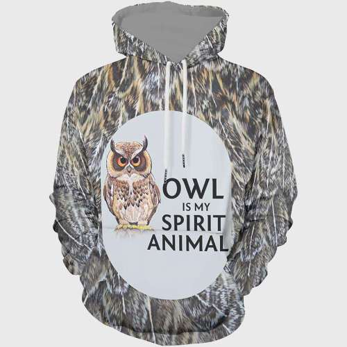 Owl Is My Spirit Animal Hoodie