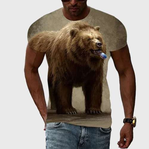 Family Matching T-shirt Bear Sunglass T-Shirt