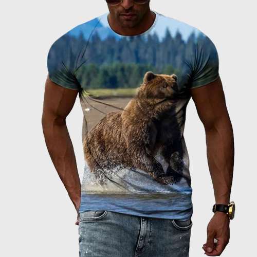 Family Matching T-shirt Bear Printed T-Shirt