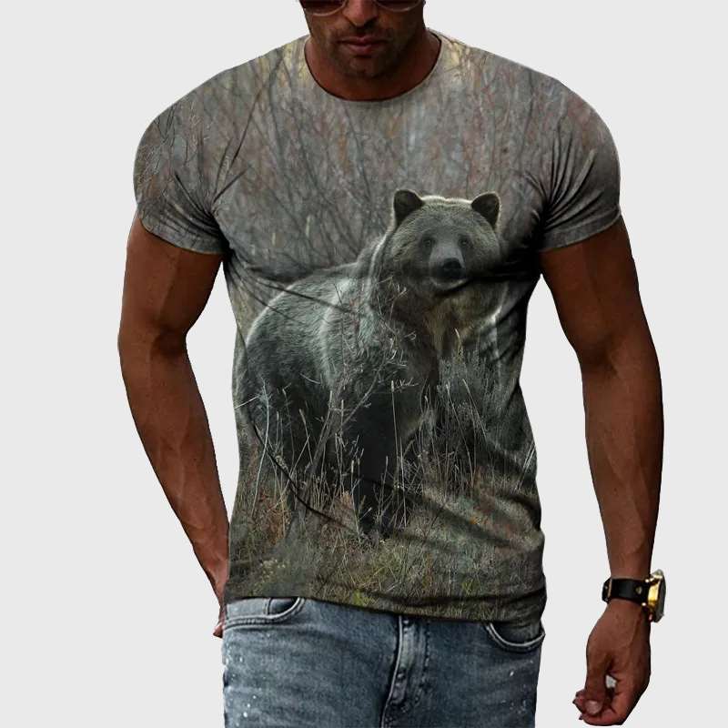 Animal Bear T-Shirt - TheWildLifeJewelry