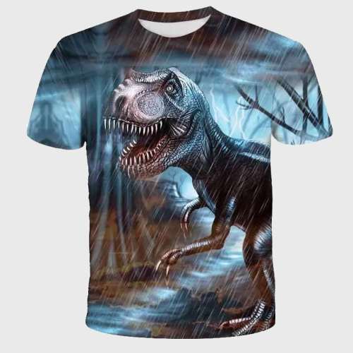 Raining Dinosaur T-Shirt