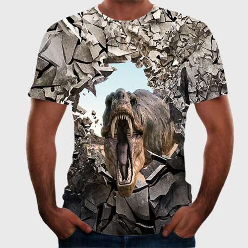 3D Dinosaur T-Shirt