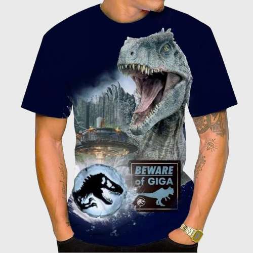 Black Dinosaur T-Shirt