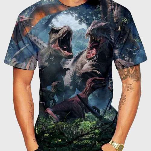 Family Matching T-shirt Dinosaur Pattern T-Shirt