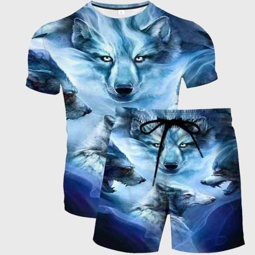 Wolf Gang Shirt Shorts Set