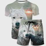 Wolf Lovers Shirt Shorts Set