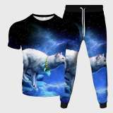 Wolf Galaxy Shirt Pant Set