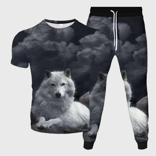 Arctic Wolf Shirt Pant Set