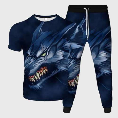 Fierce Wolf Shirt Pant Set