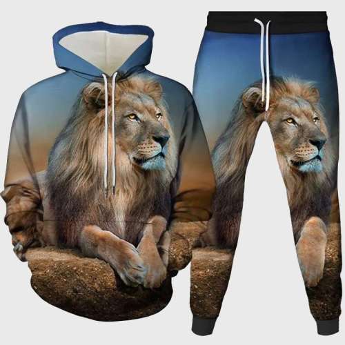 Mountain Lion Hoodie Pant Set