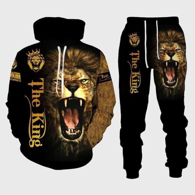 The King Lion Hoodie Pant Set