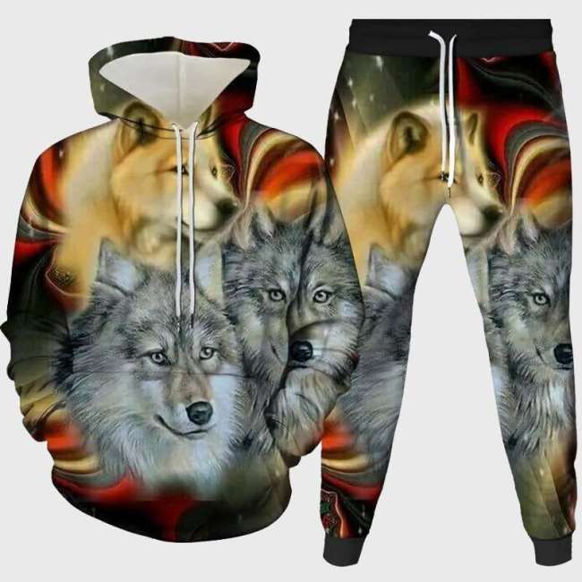 Wolf Packs Hoodie Pant Set