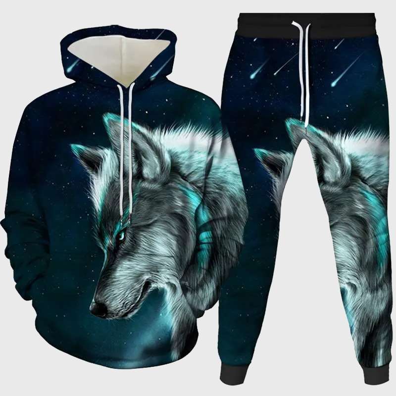 Galaxy wolf best sale unisex hoodie