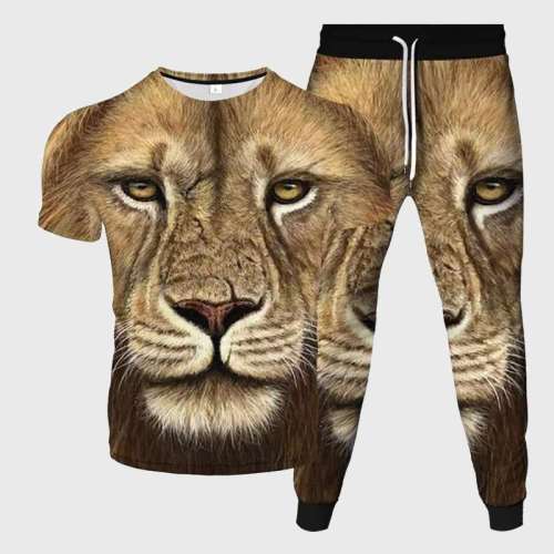 Lion Face Shirt Pant Set