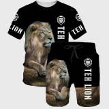 The Lion Shirt Shorts Set