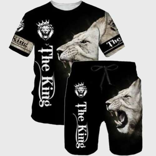 The King Lion Shirt Shorts Set