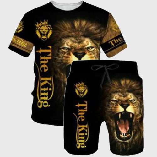The King Lion Shirt Shorts Set