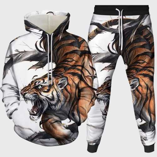 Cool Tiger Hoodie Pant Set