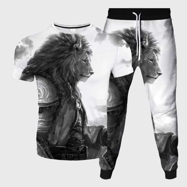 Warrior Lion Shirt Pant Set