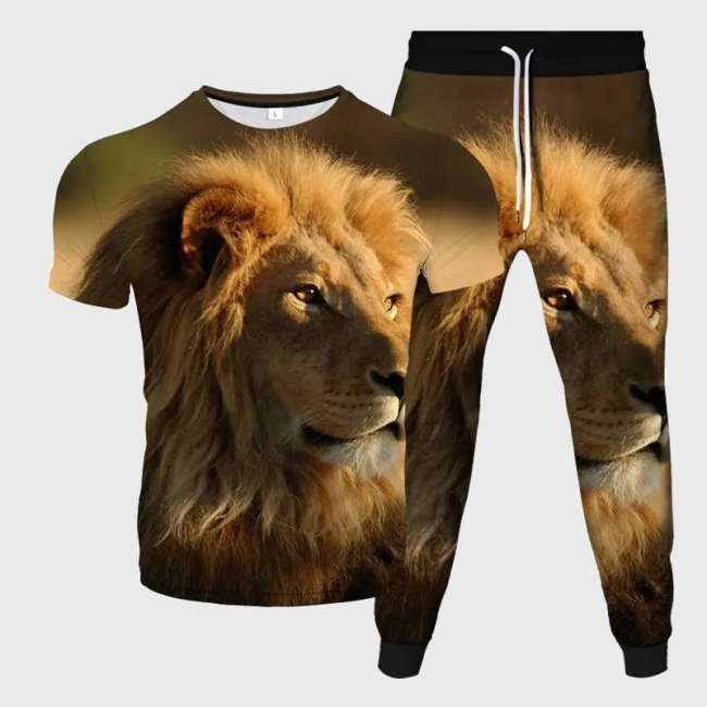 King Lion Shirt Pant Set