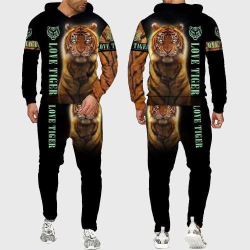 Love Tiger Hoodie Pant Set