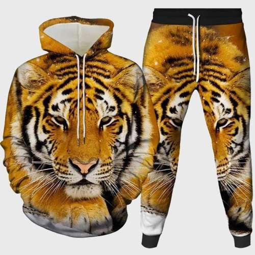 Bengal Tiger Hoodie Pant Set
