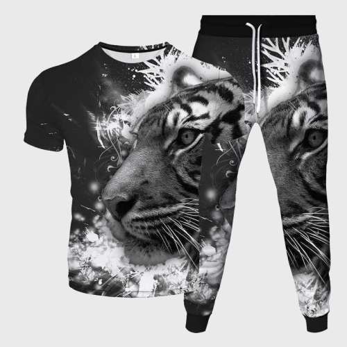 Casual Tiger Shirt Pant Set