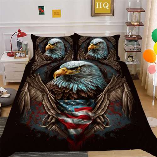 Bald Eagle Flag Theme Beddings