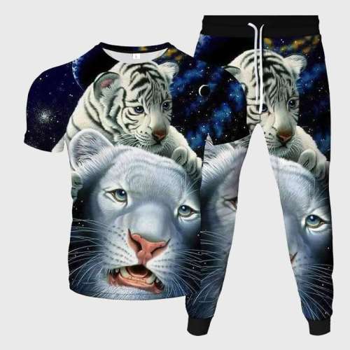 Vintage Tiger Shirt Pant Set
