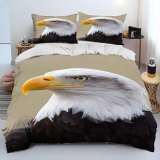 American Bald Eagle Head Print Bed