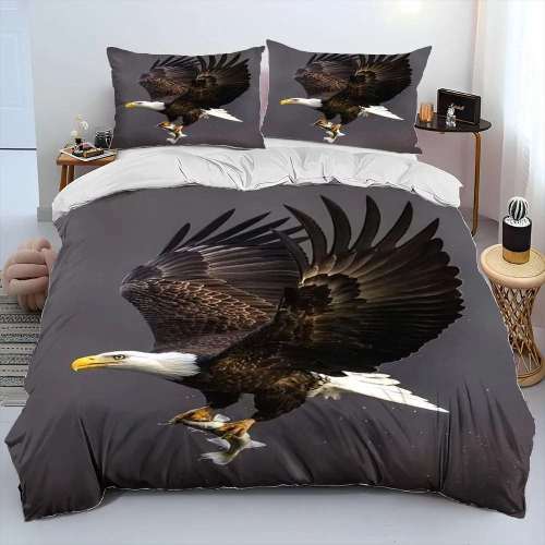 American Bald Eagle Print Bed