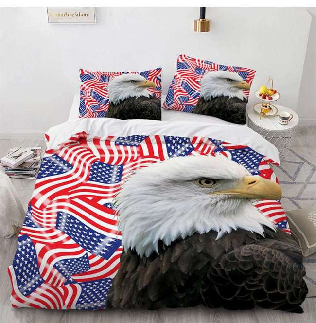 American Eagles Flag Bedding Cover