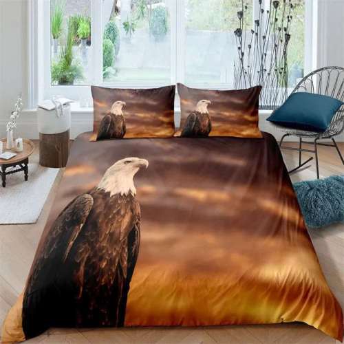 American Bald Eagle Print Bedding