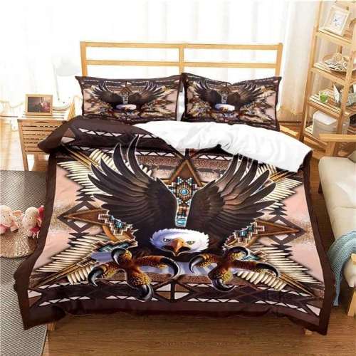 Native American Eagles Print Bedding Sets